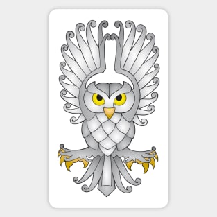 Snow Owl Magnet
